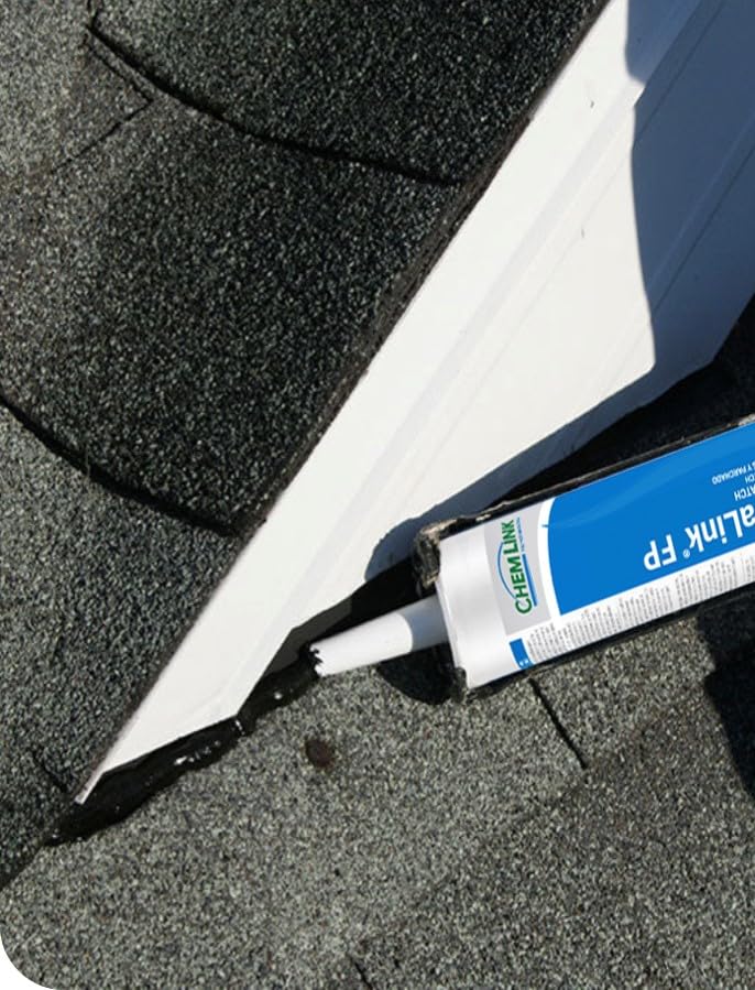 Chemlink NovaLink™ FP Elastomeric Waterproofing Sealant – Moisture Curing Crack, Seam & Grout Line Filler for Roofing, Concrete, Flashings, Roof Valleys & Surface Repairs - 24 Pack ‼️unused‼️